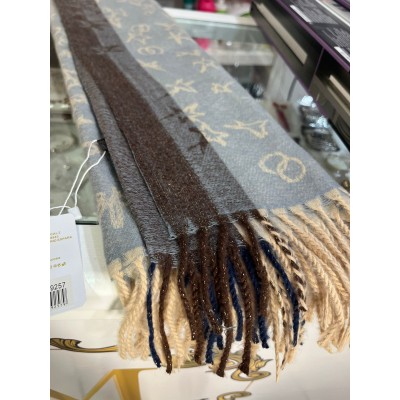 Bufanda flecos con brillo