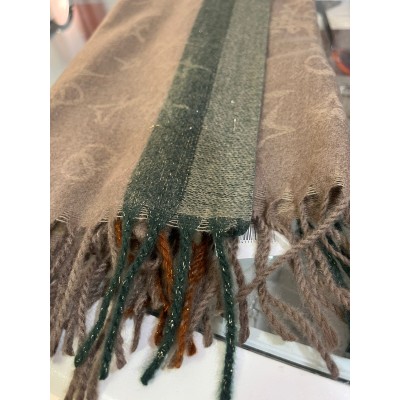 Bufanda flecos con brillo