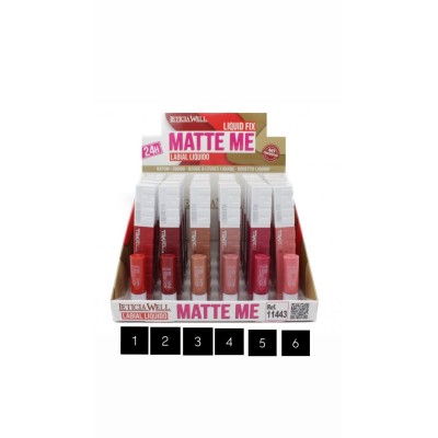 Lip Gloss Matte Me (Inspiración Maybelline SuperStay)