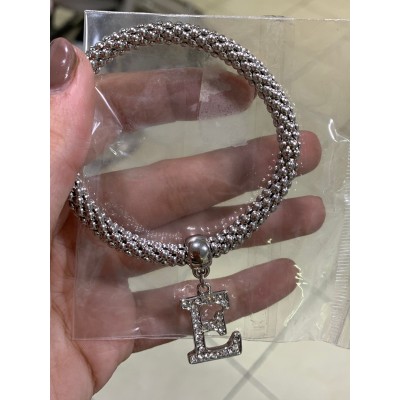 Pulsera E con brillos