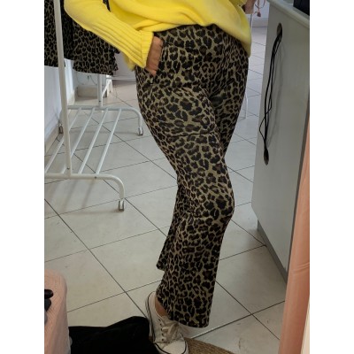 Pantalón animal print vestir