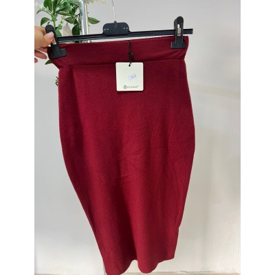 Falda algodón larga