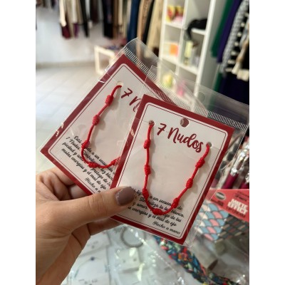 Pulsera 7 nudos